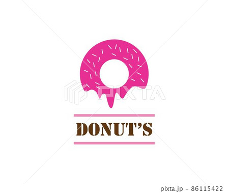 Donut vector icon Donut vector icon 86115422