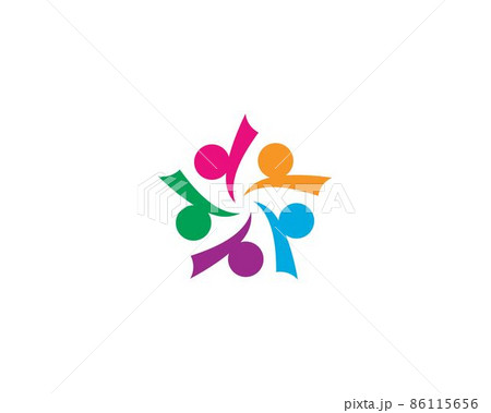 Teamwork vector icon 86115656