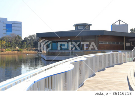 しながわ水族館 レストランドルフィン 東京都品川区勝島3丁目の写真素材