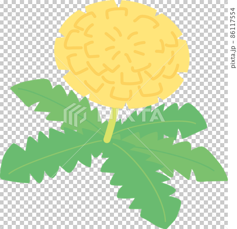 4月のイメージイラスト_タンポポ 86117554