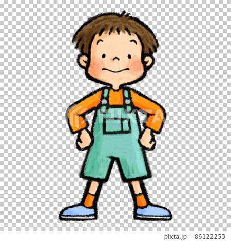 仁王立ちの子供 仁王立ちの子供 86122253