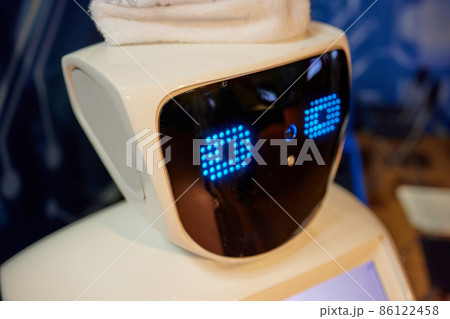 robot, autonomous programmable humanoid robot. radio-controlled. close-up robot, autonomous programmable humanoid robot. radio-controlled. close-up 86122458