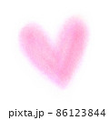 Spray graffiti heart symbol. 86123844