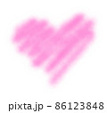 Spray graffiti heart symbol.  86123848