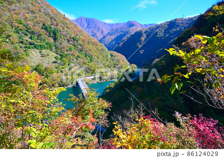 九頭竜渓　紅葉　大野市 86124029