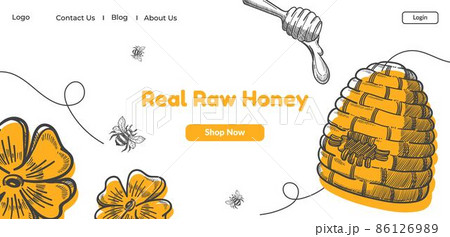 Real raw honey production, organic meal website 86126989