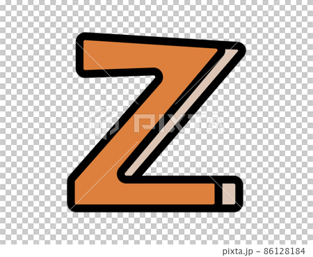 Handwritten alphabet vector illustration capital letter Z Handwritten alphabet vector illustration capital letter Z 86128184