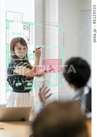 テレワークスペース 間取り リノベーション 一級建築士 設計 宅地建物取引士 空中ディスプレイ 対面 テレワークスペース 間取り リノベーション 一級建築士 設計 宅地建物取引士 空中ディスプレイ 対面 86129535