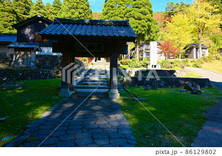 宝慶寺　正門　大野市 86129802