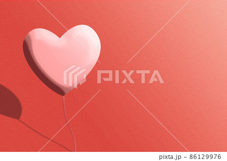 Heart hanging with a colored background Heart hanging with a colored background 86129976