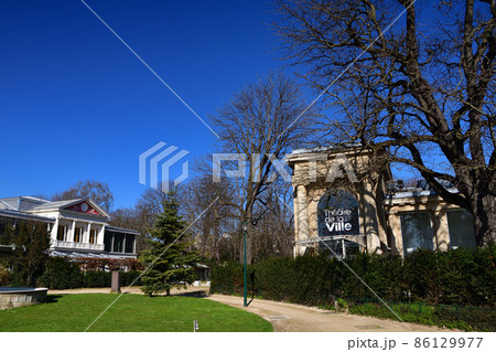 フランス・パリの公園「Jardins des Champs-Élysées」2021年2月27日撮影 86129977