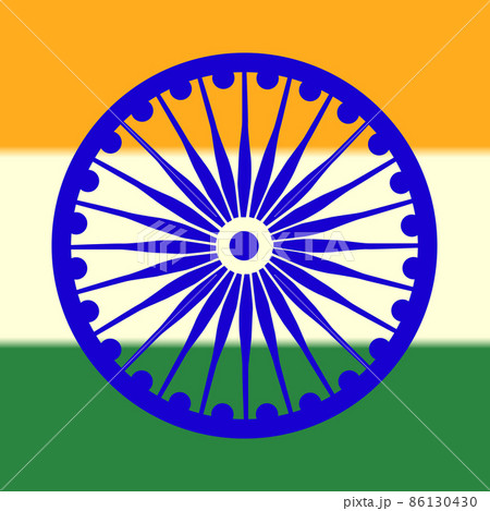 Creative national flag color design on shiny background for Indian Independence Day celebration Creative national flag color design on shiny background for Indian Independence Day celebration 86130430