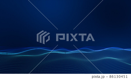 デジタル営業　在宅勤務　テレワーク　IoTによる大都市のデジタル化 背景画像のイメージ 86130451