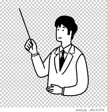 一個簡單的人用指針的插圖 86131754