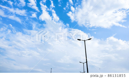 Scenic shot of beautiful cloudscape against the blue sky 86131855