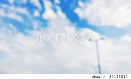 Soft blurred sky colored abstract background 86131856