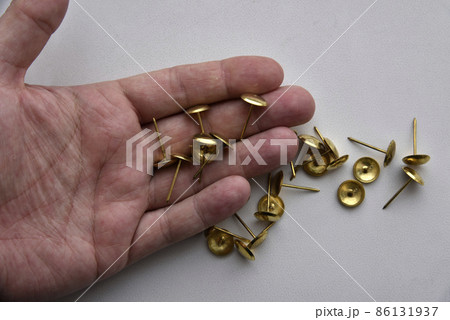 Golden Buttons Nails for Furniture repair Golden Buttons Nails for Furniture repair 86131937