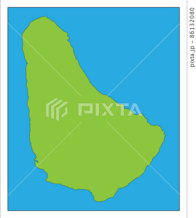 バルバドスの地図です。 86132080