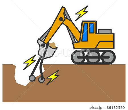 作業現場で電線ケーブルを切断する事故災害 86132520