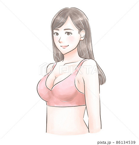 female small breasts - Stock Photo [39560718] - PIXTA