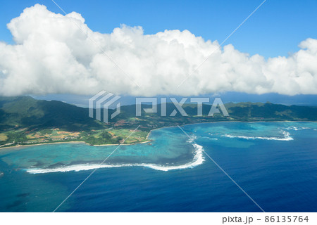 空から眺める石垣島の超絶景 空から眺める石垣島の超絶景 86135764