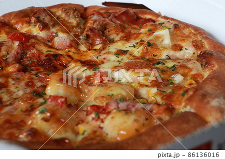注文したピザ 注文したピザ 86136016