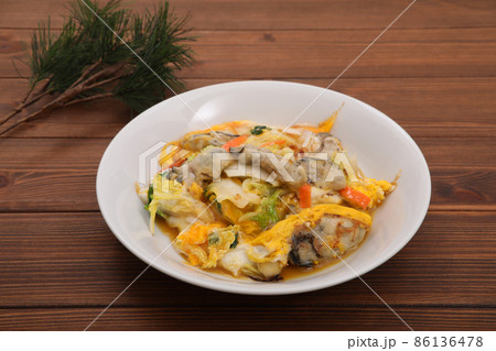 牡蠣オムレツ 86136478