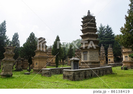 中国河南省嵩山少林寺の美しい風景 86138419