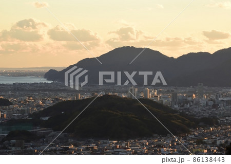 静岡市谷津山周辺風景220120pm4:40 静岡市谷津山周辺風景220120pm4:40 86138443