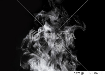 湯気　けむり　煙　水蒸気　ゆげ　蒸気　気体 86138709