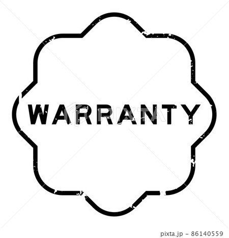 Grunge black warranty word rubber seal stamp on white background Grunge black warranty word rubber seal stamp on white background 86140559