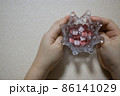 王冠のガラスにピンク色をいれて　右側に 86141029