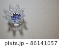 王冠にパープルのお花 86141057