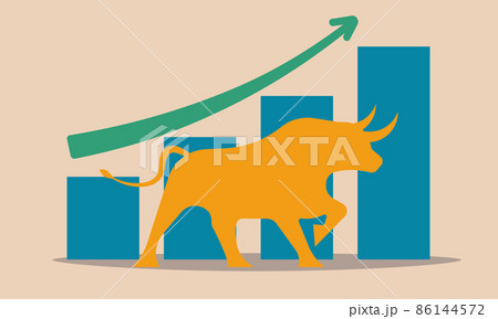 Nyse bull market on coronavirus growth trend. Indicator investment for stock market and crisis vector illustration concept. Business collapse and economy rebound with money chart and commerce profit Nyse bull market on coronavirus growth trend. Indicator investment for stock market and crisis vector illustration concept. Business collapse and economy rebound with money chart and commerce profit 86144572