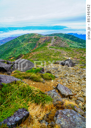 蔵王　熊野岳から望む地蔵岳（山形県山形市） 86146482