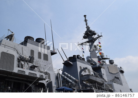 イージス艦 あたご(護衛艦)一般公開 イージス艦 あたご(護衛艦)一般公開 86146757