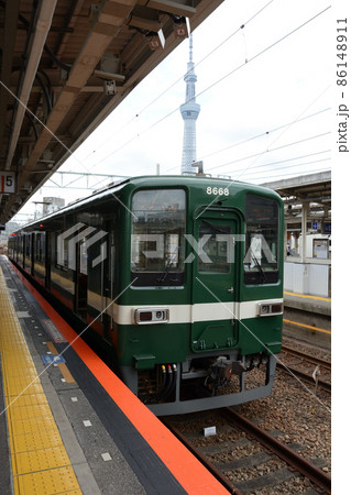 東武8000系グリーンジャスミンホワイト 86148911