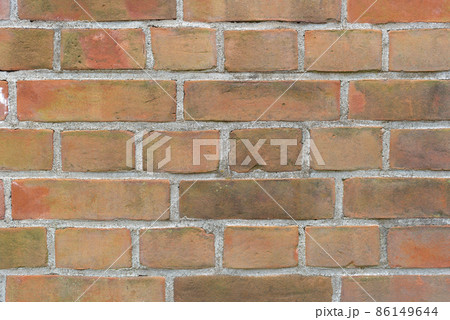 テクスチャ素材=大正時代の古いレンガ積みの外壁のイメージ テクスチャ素材=大正時代の古いレンガ積みの外壁のイメージ 86149644