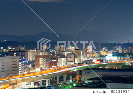 《福岡県》黒崎の夜景_福岡県北九州市八幡西区黒崎 《福岡県》黒崎の夜景_福岡県北九州市八幡西区黒崎 86151954