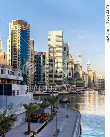 Panorama of Dubai marina Panorama of Dubai marina 86152278