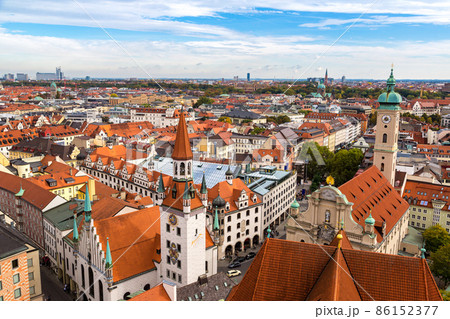 Aerial view of Munich Aerial view of Munich 86152377