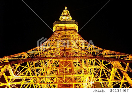 東京タワーを下からの写真素材 [86152467] - PIXTA