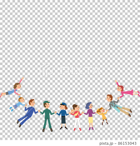 手を繋ぐ 空中に浮く イラスト メッセージ 手を繋ぐ 空中に浮く イラスト メッセージ 86153043