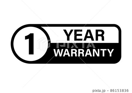 1 year warranty label. One Year warranty label in golden color. Warranty  card stamp or banner for service provider. stars and one year label, tag,  stamp. 23792114 Vector Art at Vecteezy