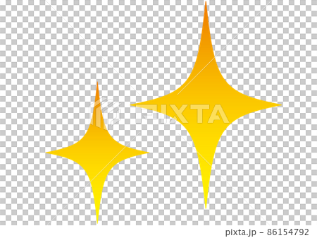 キラキラ, ピカピカ, 光, 輝く, 輝き, 星, マーク, 絵文字, 清潔, きれい, アイコン 86154792