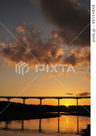 世界一長い木造歩道橋_蓬莱橋 世界一長い木造歩道橋_蓬莱橋 86154848