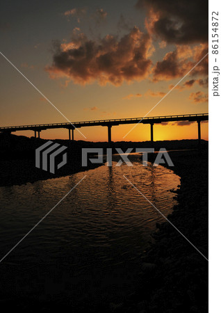 世界一長い木造歩道橋_蓬莱橋 世界一長い木造歩道橋_蓬莱橋 86154872