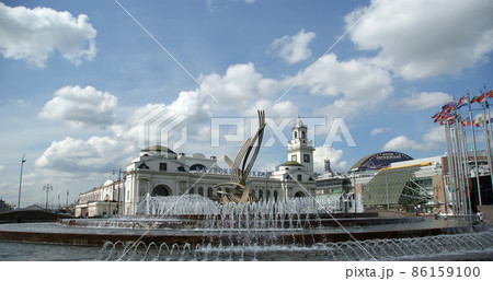 Kievsky train station, Moscow, Russia. Kievsky train station, Moscow, Russia. 86159100