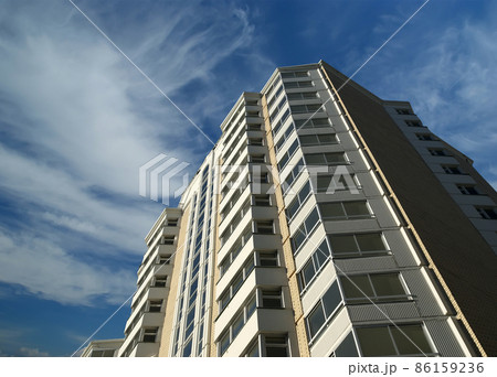 Modern residential high rise building. Moscow, Russia 86159236