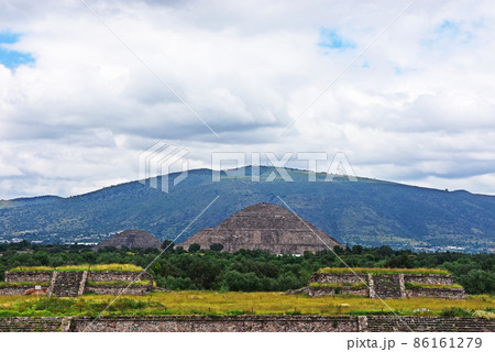 ラテンアメリカ最大の都市遺跡、メキシコのテオティワカン Teotihuacan 86161279